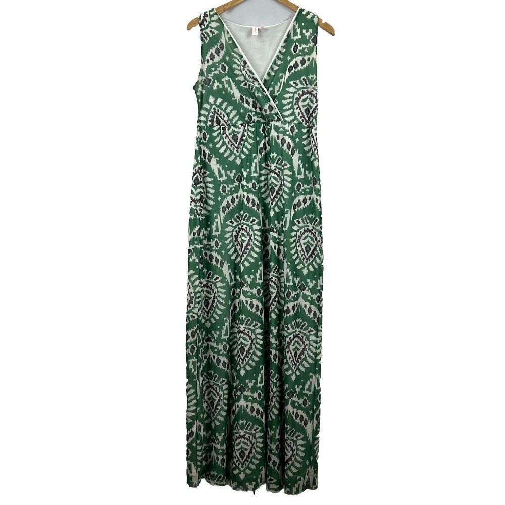 Sweet Pea By Stacy Frati Womens Dress Size S Green Aztec Geometric Sleeveless